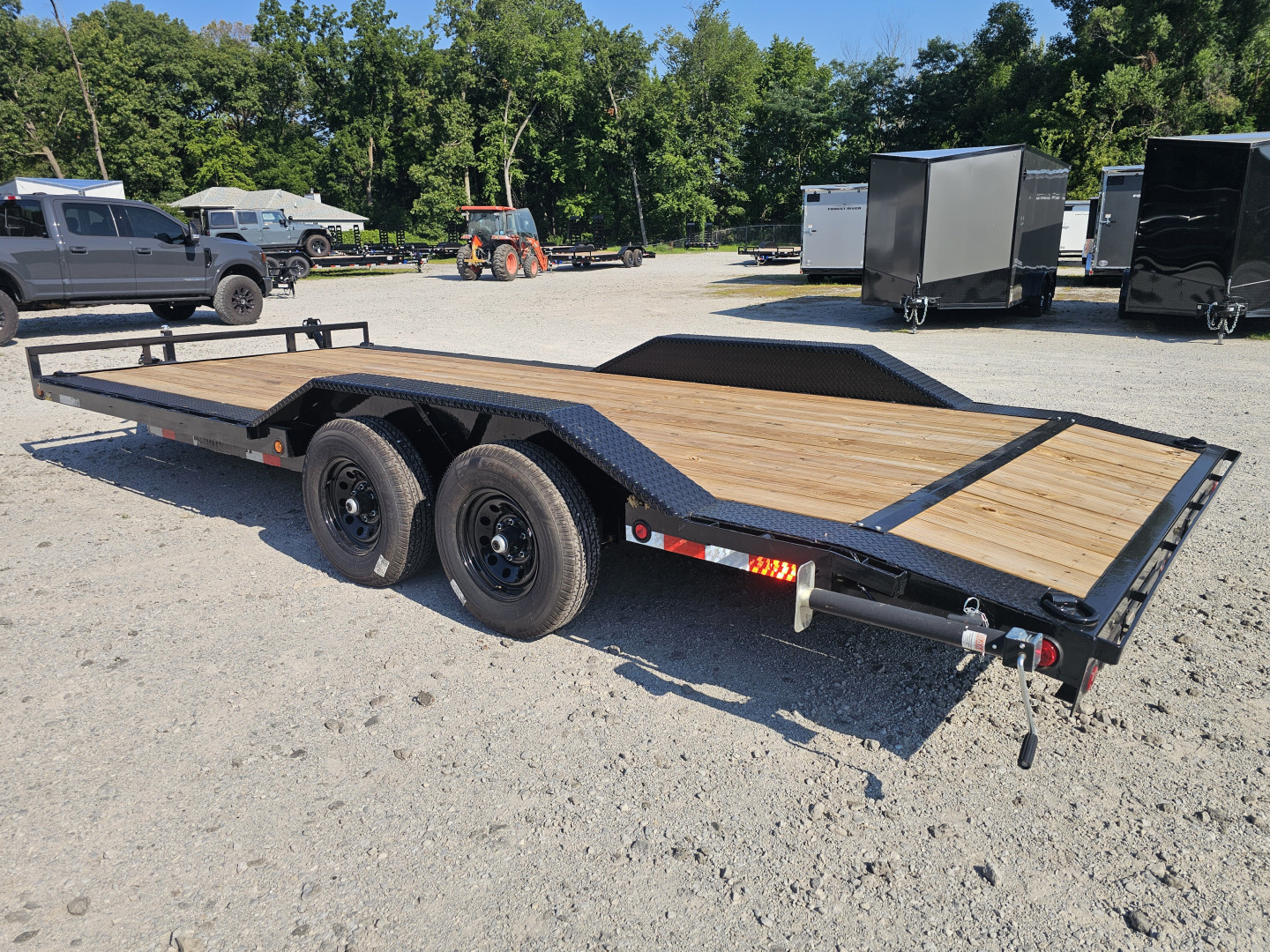 New BRAND NEW 2025 102X20 CAR HAULER 10K LOAD TRAIL CAR AUTO SXS UTV QUAD ATV GOLF CART Car Hauler