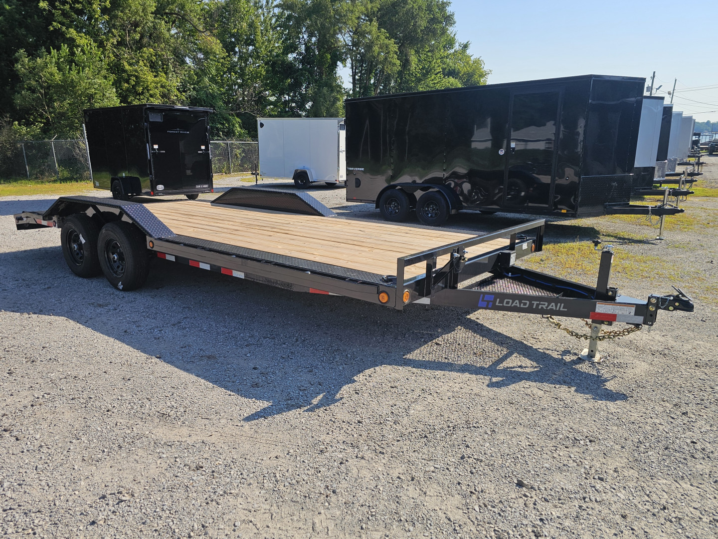 New BRAND NEW 2025 102X20 CAR HAULER 10K LOAD TRAIL CAR AUTO SXS UTV QUAD ATV GOLF CART Car Hauler