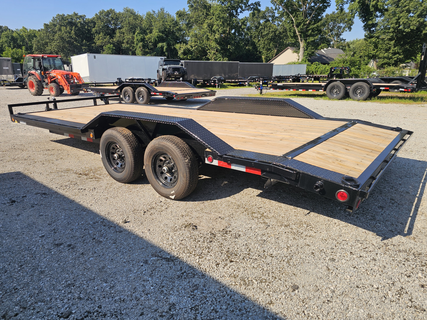 New BRAND NEW 2025 102X20 CAR HAULER 10K LOAD TRAIL CAR AUTO SXS UTV QUAD ATV GOLF CART Car Hauler