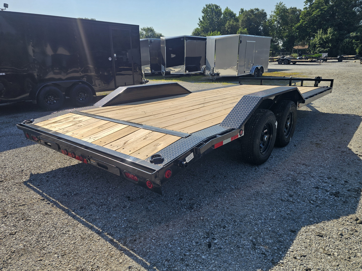 New BRAND NEW 2025 102X20 CAR HAULER 10K LOAD TRAIL CAR AUTO SXS UTV QUAD ATV GOLF CART Car Hauler