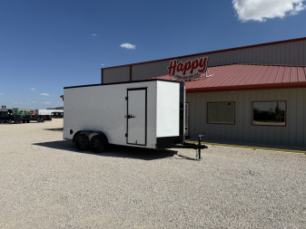 2025 Compass 7'x16' Enclosed Cargo Trailer - Indigo DLX