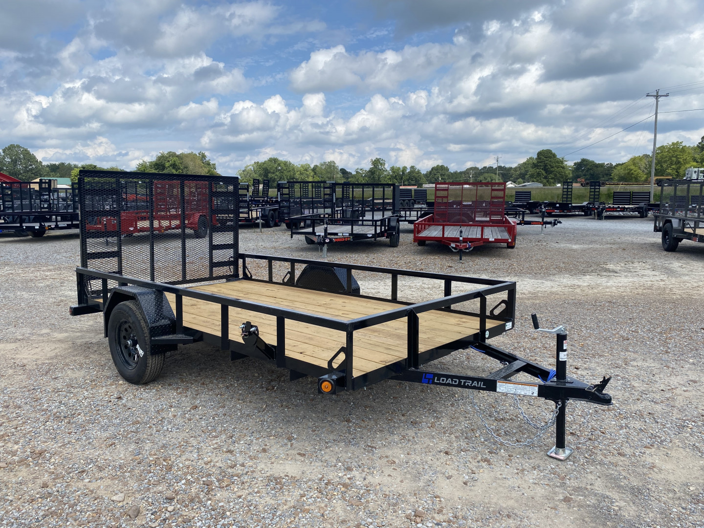 New 2026 LOAD TRAIL 77"x12' 3k Utility Trailer