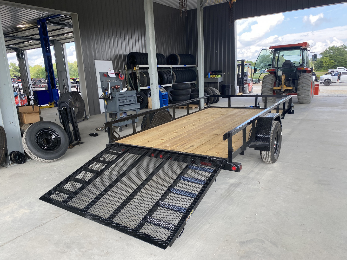 New 2026 LOAD TRAIL 77"x12' 3k Utility Trailer