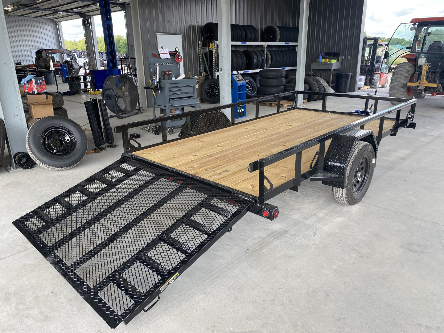 New 2026 LOAD TRAIL 77"x12' 3k Utility Trailer