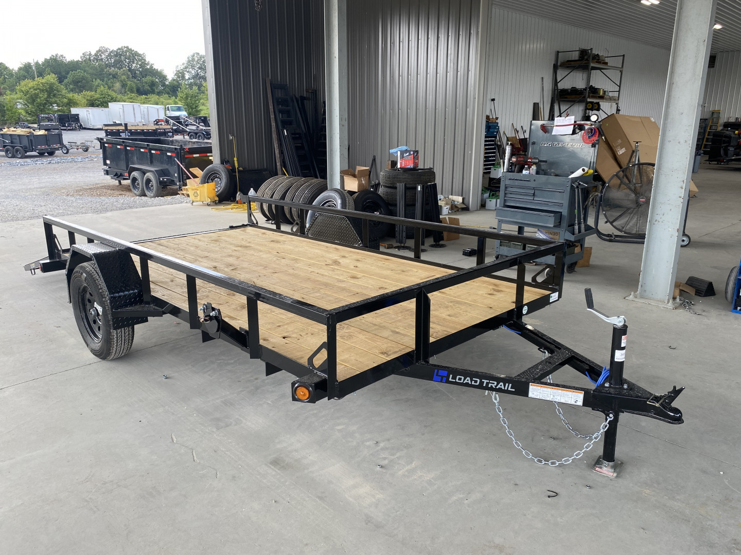 New 2026 LOAD TRAIL 77"x12' 3k Utility Trailer