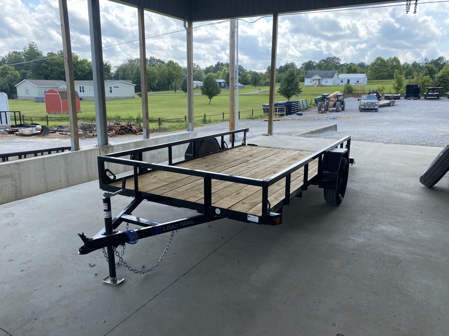 New 2026 LOAD TRAIL 77"x12' 3k Utility Trailer