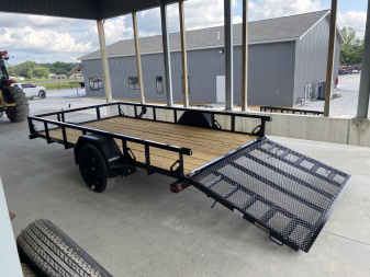 New 2026 LOAD TRAIL 77"x12' 3k Utility Trailer
