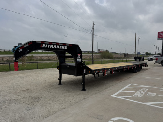 New 2026 PJ 102"x40' GN Low-Pro Flatbed w/ Duals - LD