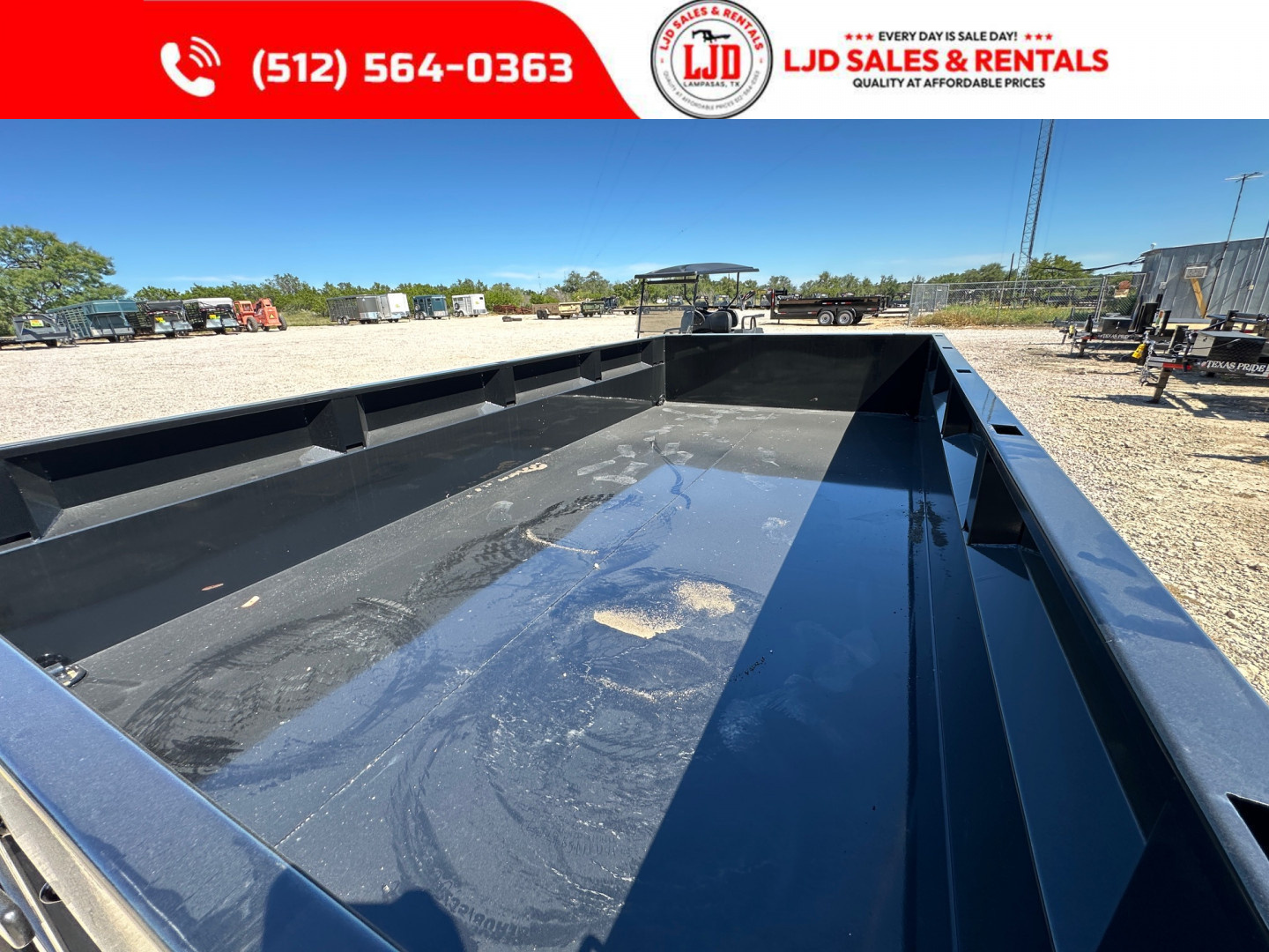 New 2025 Delco - Dump Trailer 14' X 2' - Tarp - Ramps - Spreader Gate