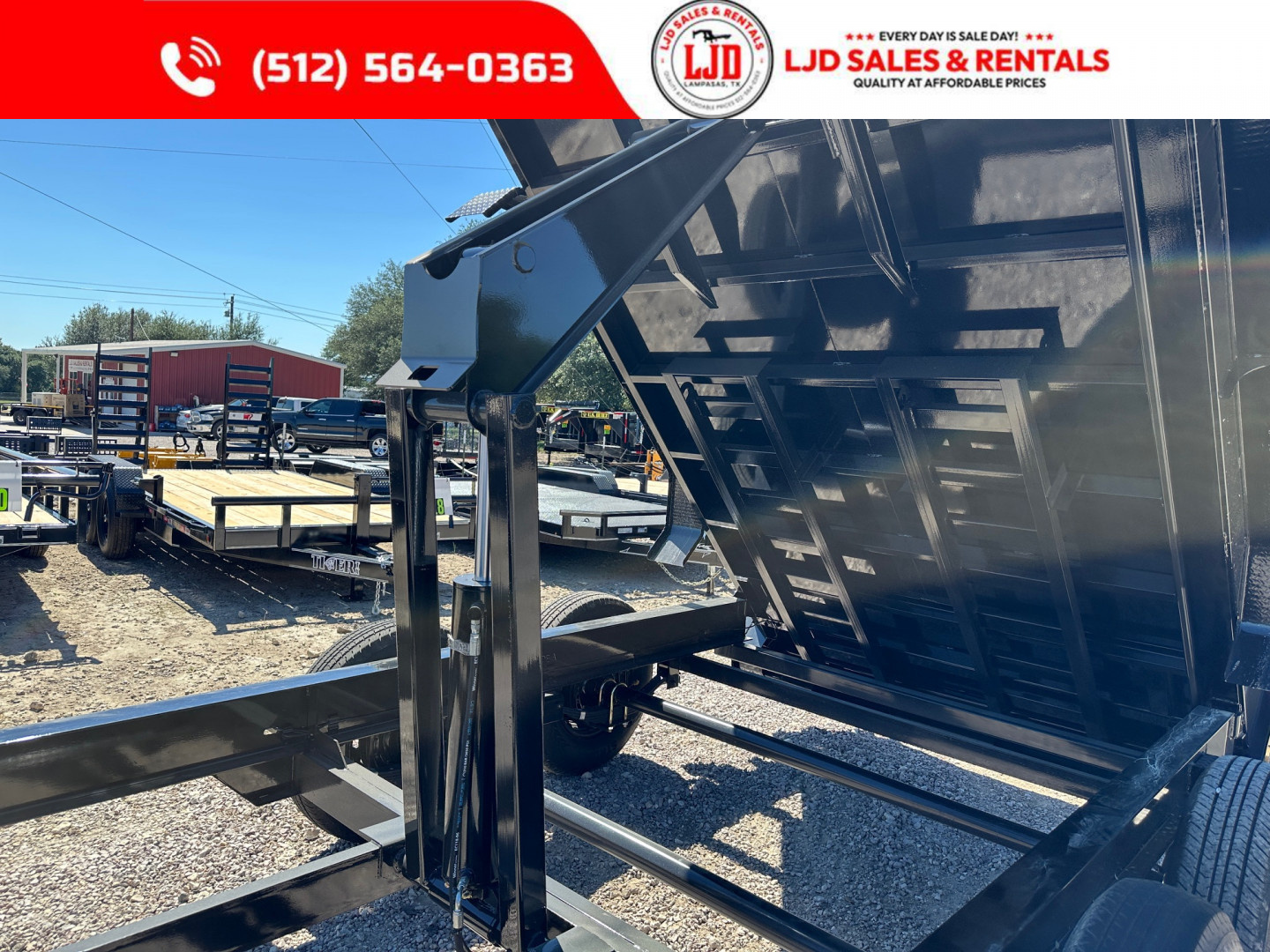 New 2025 Delco - Dump Trailer 14' X 2' - Tarp - Ramps - Spreader Gate