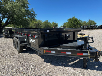 New 2025 Delco - Dump Trailer - 14' X 2' - Tarp - Ramps - Spreader Gate