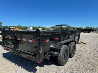 New 2025 Delco - Dump Trailer - 14' X 2' - Tarp - Ramps - Spreader Gate