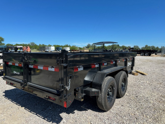 New 2025 Delco - Dump Trailer - 14' X 2' - Tarp - Ramps - Spreader Gate