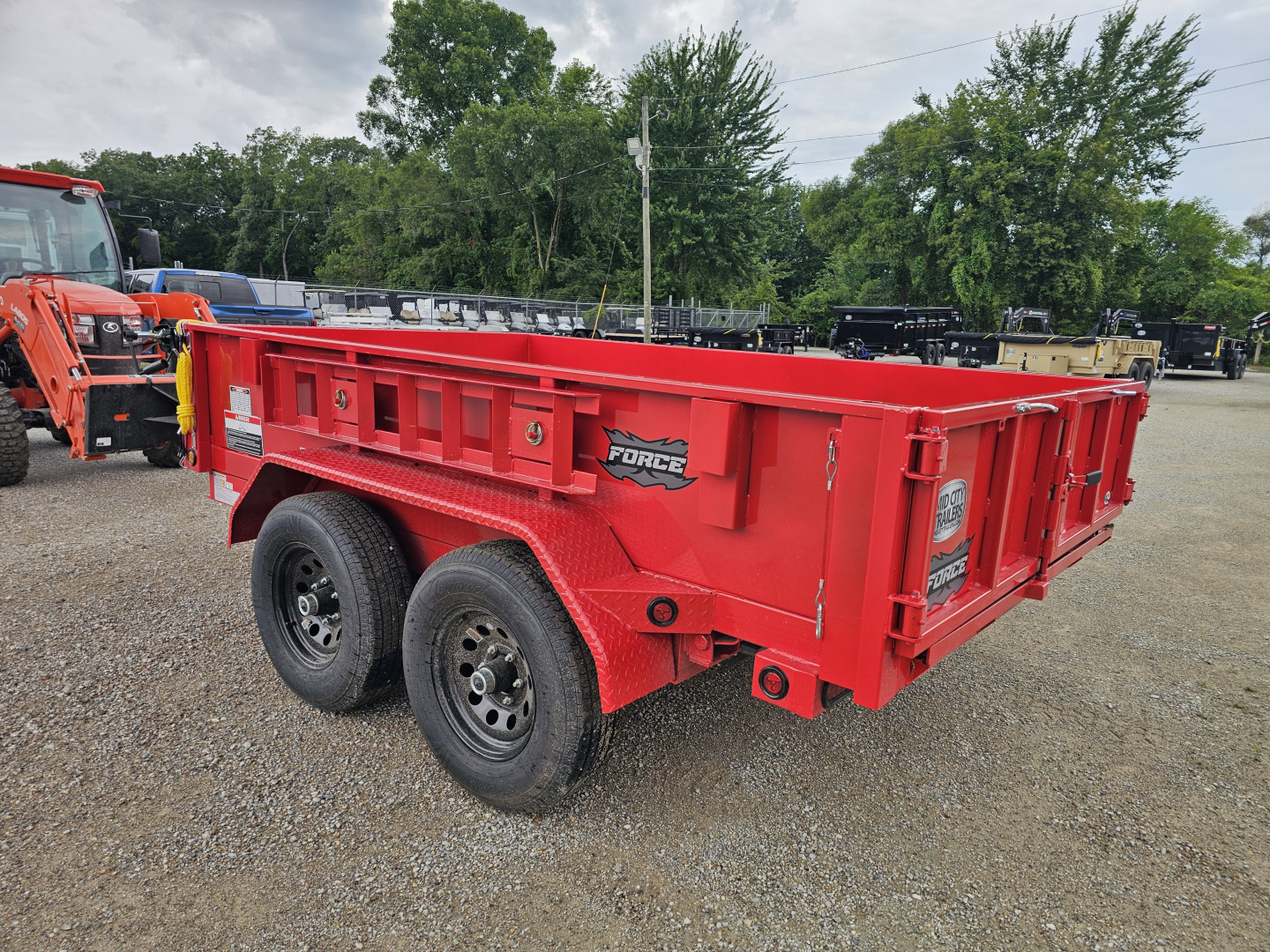 New 2025 Force 6X10 10K DUMP TRAILER Dump Trailer