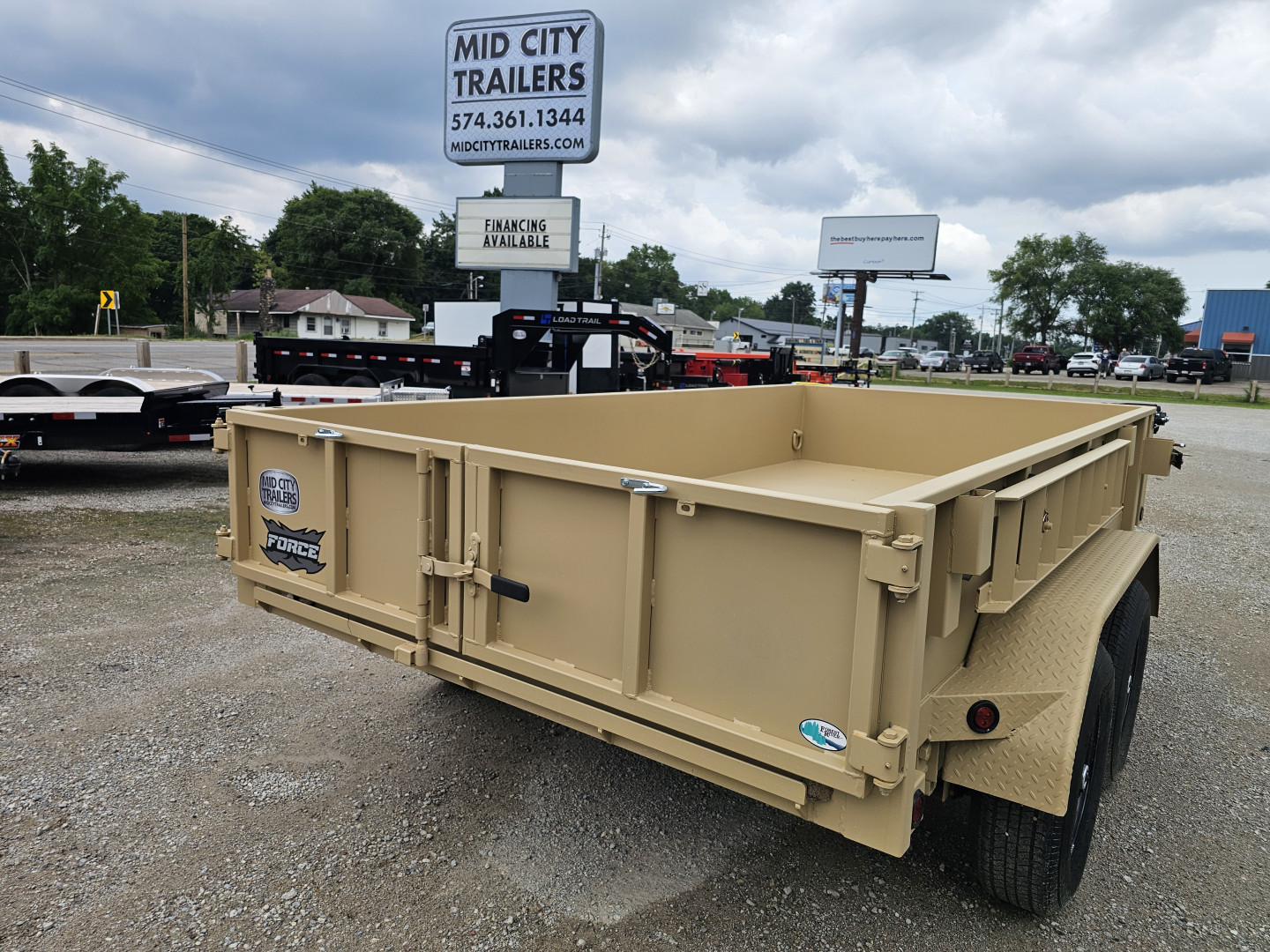 New 2026 Force 6X12 10K DUMP TRAILER Dump Trailer