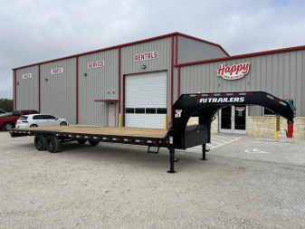 2026 PJ 102"x30' GN Low-Pro Flatbed w/ Singles - LS