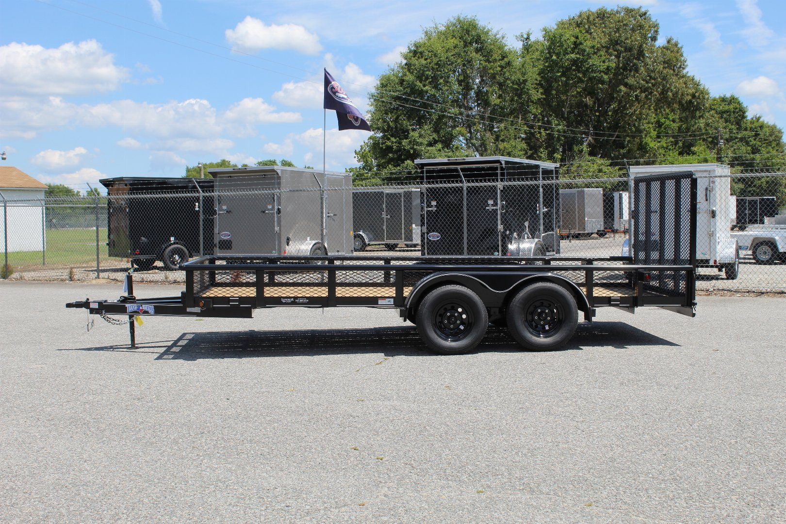 New 2025 TEXAS BRAGG TRAILERS 16P w/ Expanded Sides and Gate Utility Trailer