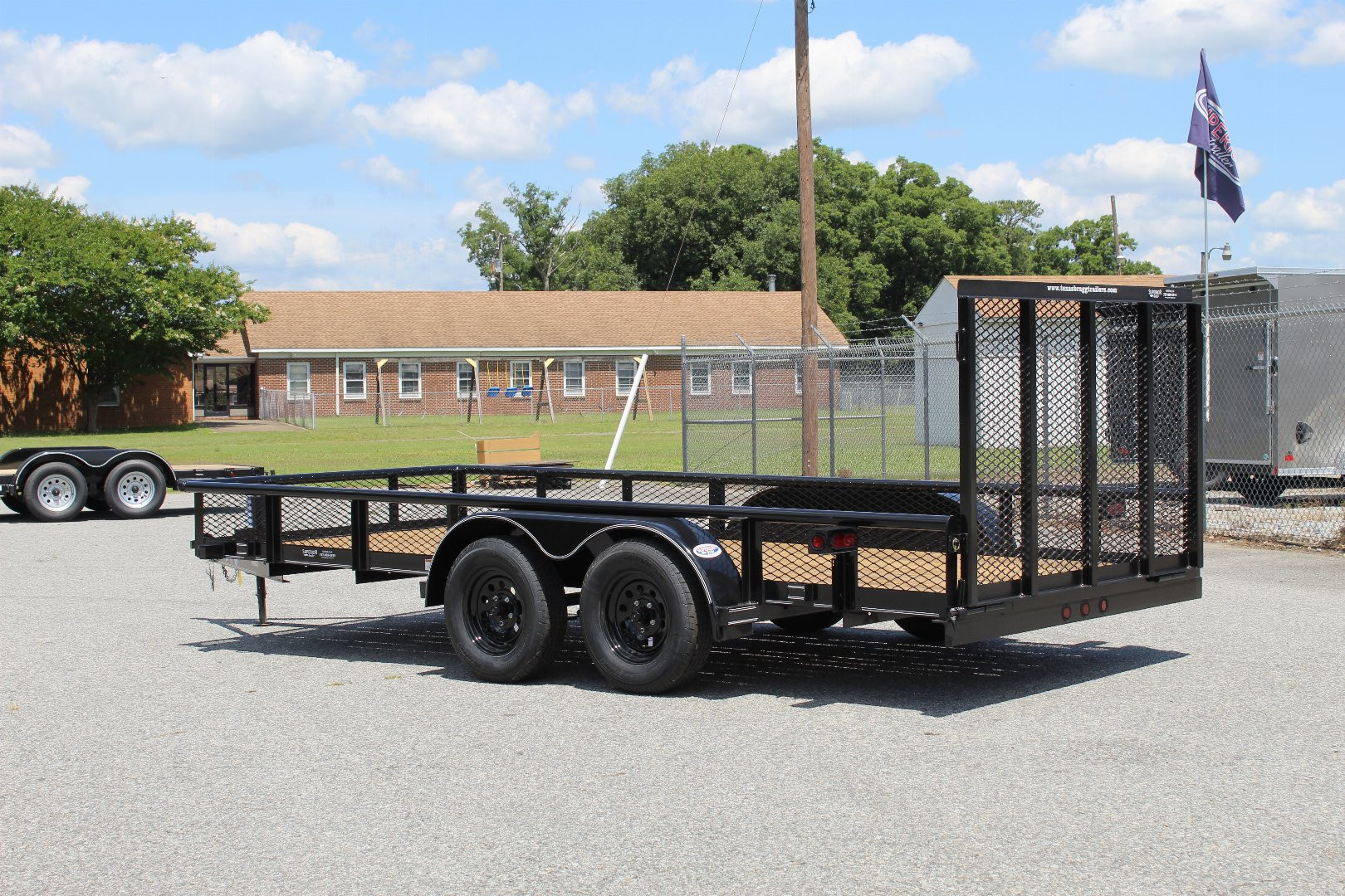 New 2025 TEXAS BRAGG TRAILERS 16P w/ Expanded Sides and Gate Utility Trailer