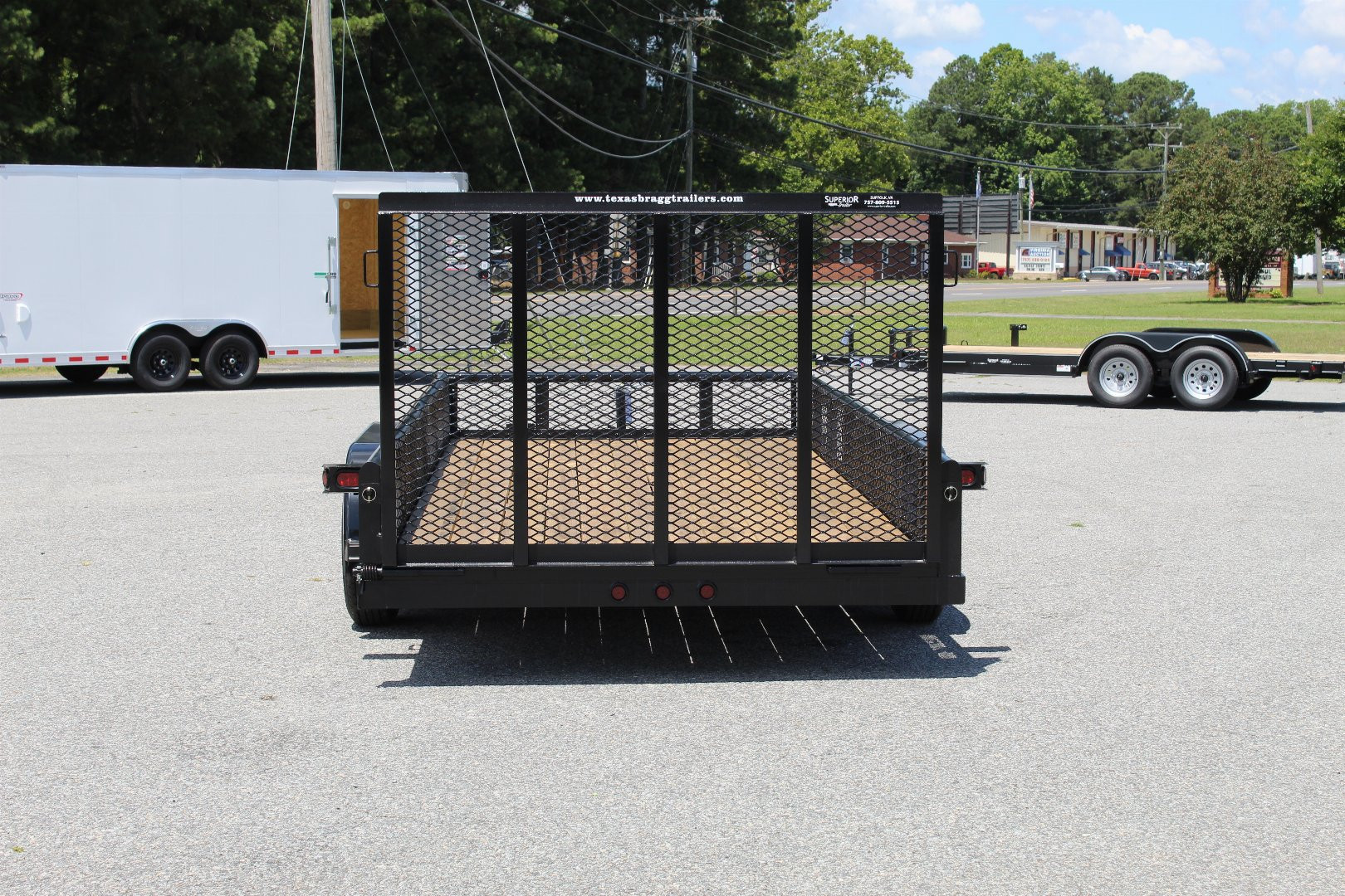 New 2025 TEXAS BRAGG TRAILERS 16P w/ Expanded Sides and Gate Utility Trailer
