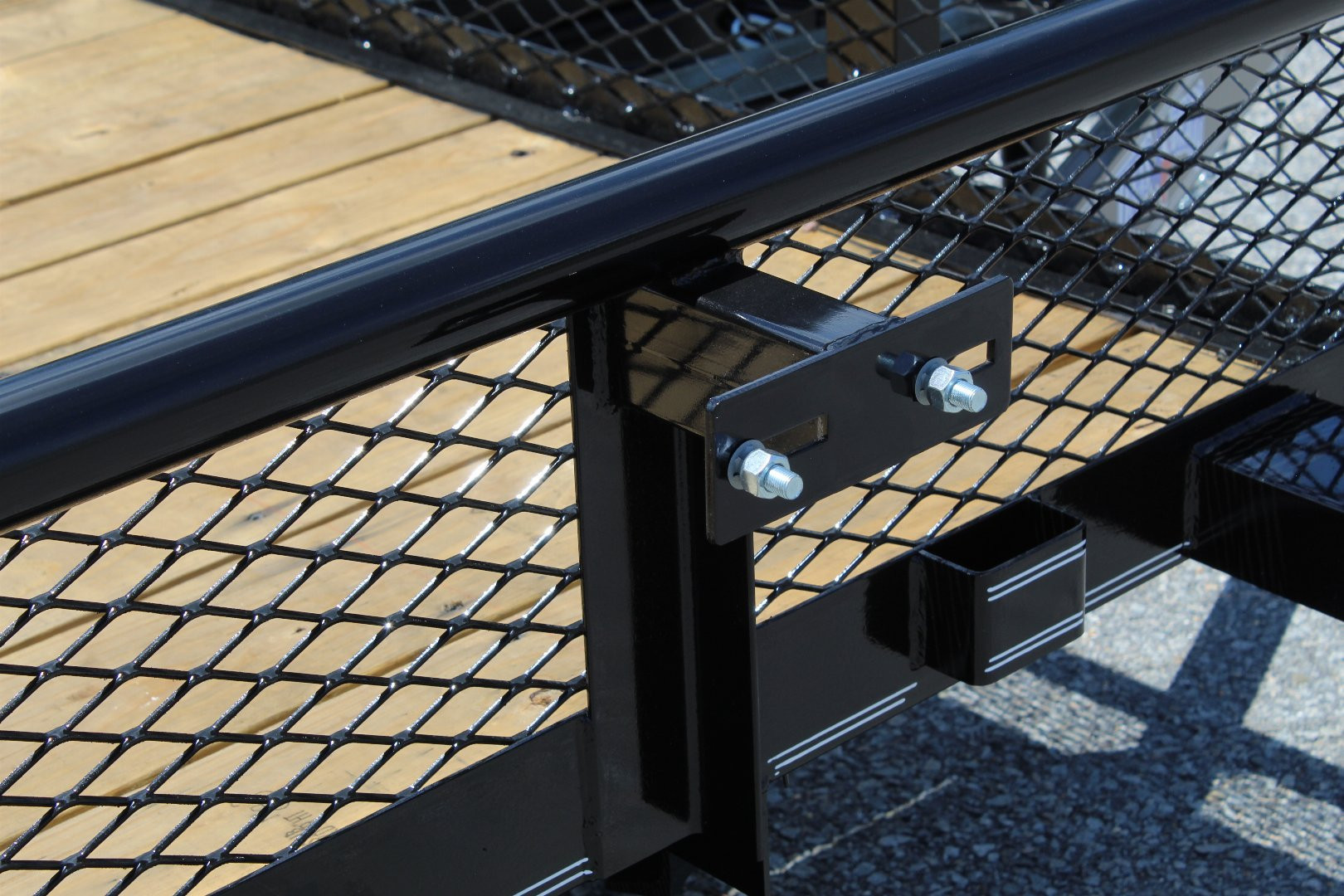 New 2025 TEXAS BRAGG TRAILERS 16P w/ Expanded Sides and Gate Utility Trailer