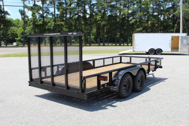New 2025 TEXAS BRAGG TRAILERS 16P w/ Expanded Sides and Gate Utility Trailer