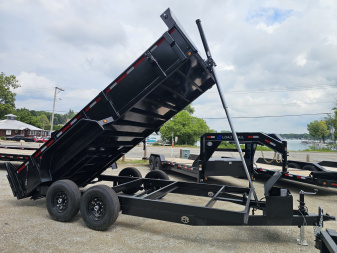 New 2026 Force 7X16 TELESCOPIC DUMP TRAILER TARP KIT RAMPS