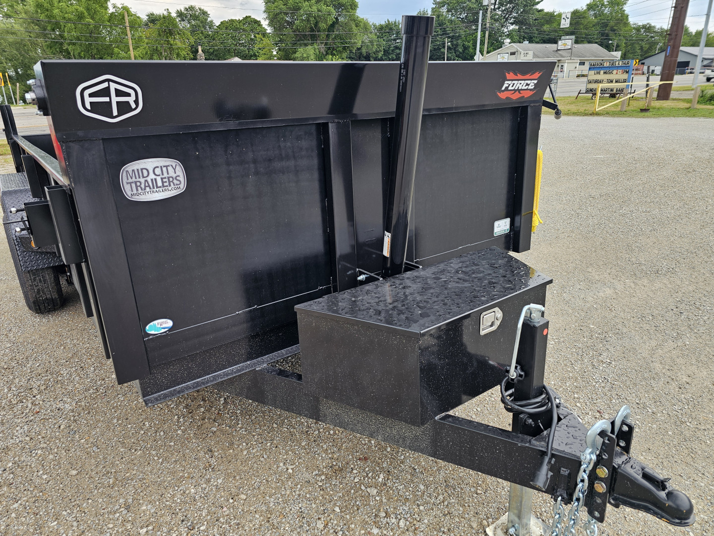 New 2026 Force 7X16 TELESCOPIC DUMP TRAILERTARP KIT RAMPS SPREADER GATE