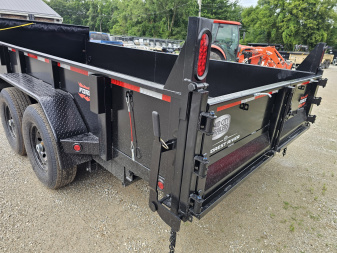 New 2026 Force 7X16 TELESCOPIC DUMP TRAILERTARP KIT RAMPS SPREADER GATE