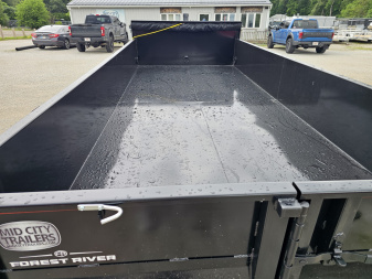 New 2026 Force 7X16 TELESCOPIC DUMP TRAILERTARP KIT RAMPS SPREADER GATE