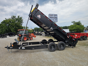 New 2026 Force 7X16 TELESCOPIC DUMP TRAILERTARP KIT RAMPS SPREADER GATE