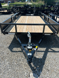 New 2025 Sure-Trac 7 X 18 TUBE TOP 7K ATV Trailer