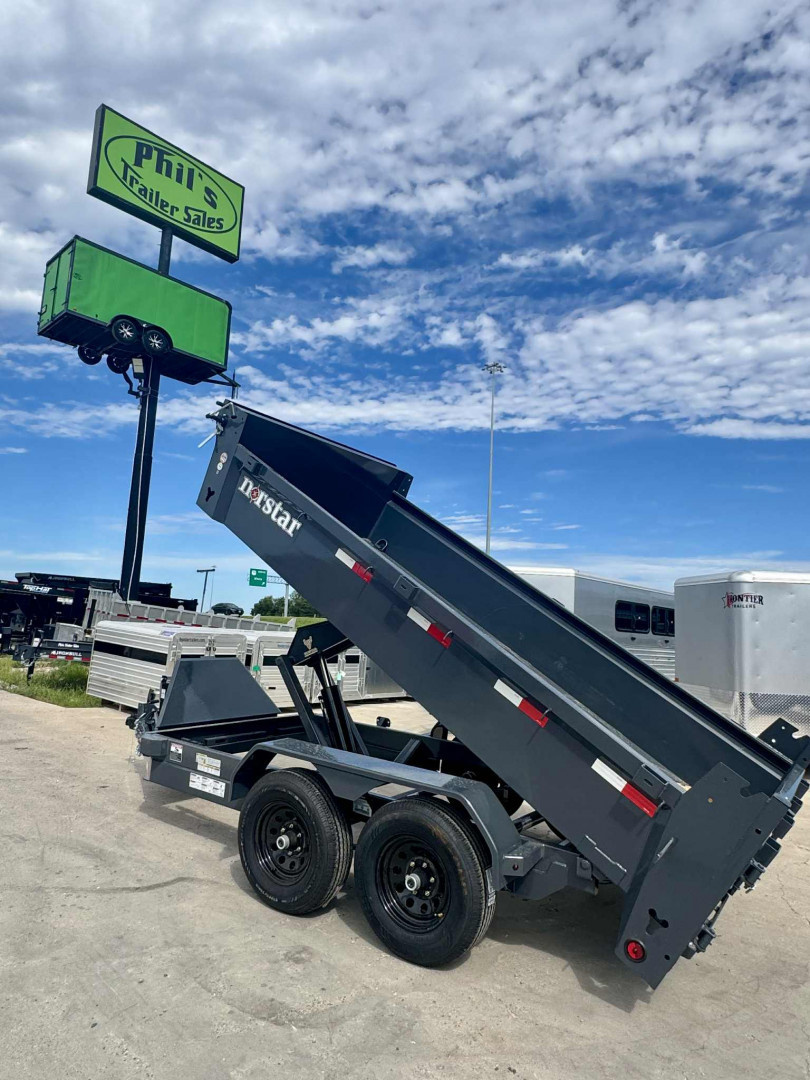 New Norstar 72X12 DUMP TRAILER SCISSOR LIFT & 5200 LB AXLES! Dump Trailer