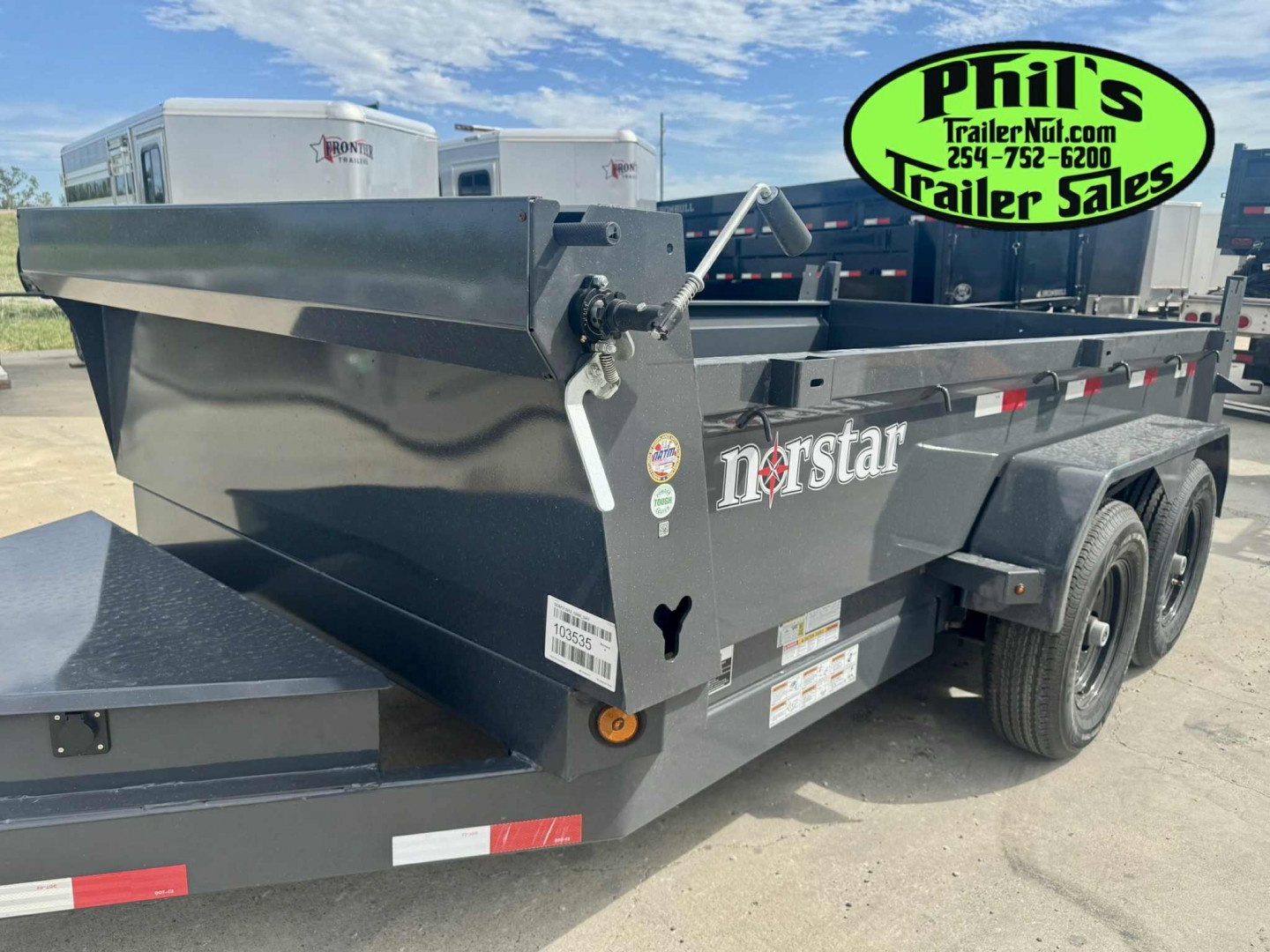 New Norstar 72X12 DUMP TRAILER SCISSOR LIFT & 5200 LB AXLES! Dump Trailer