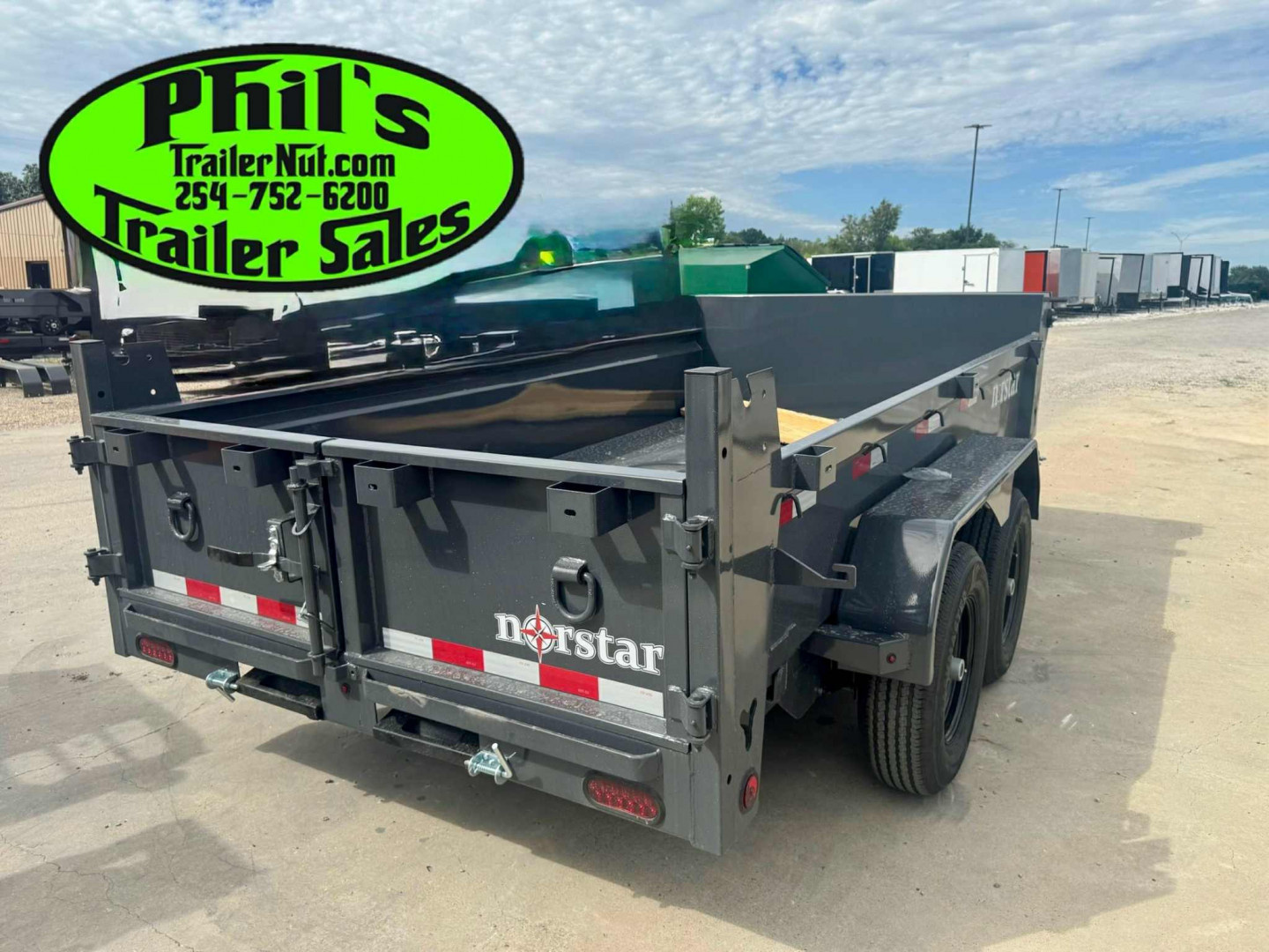 New Norstar 72X12 DUMP TRAILER SCISSOR LIFT & 5200 LB AXLES! Dump Trailer