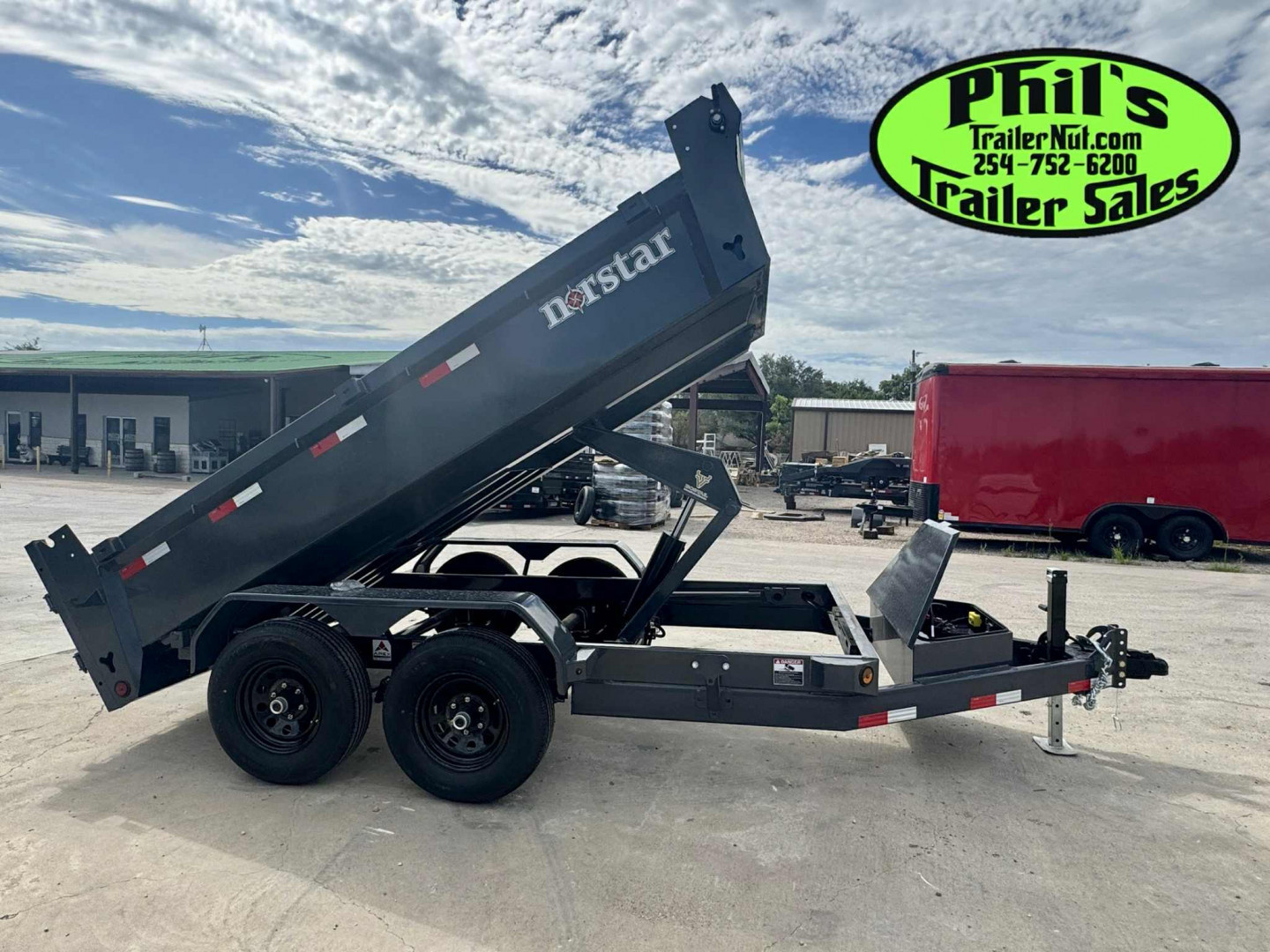 New Norstar 72X12 DUMP TRAILER SCISSOR LIFT & 5200 LB AXLES! Dump Trailer