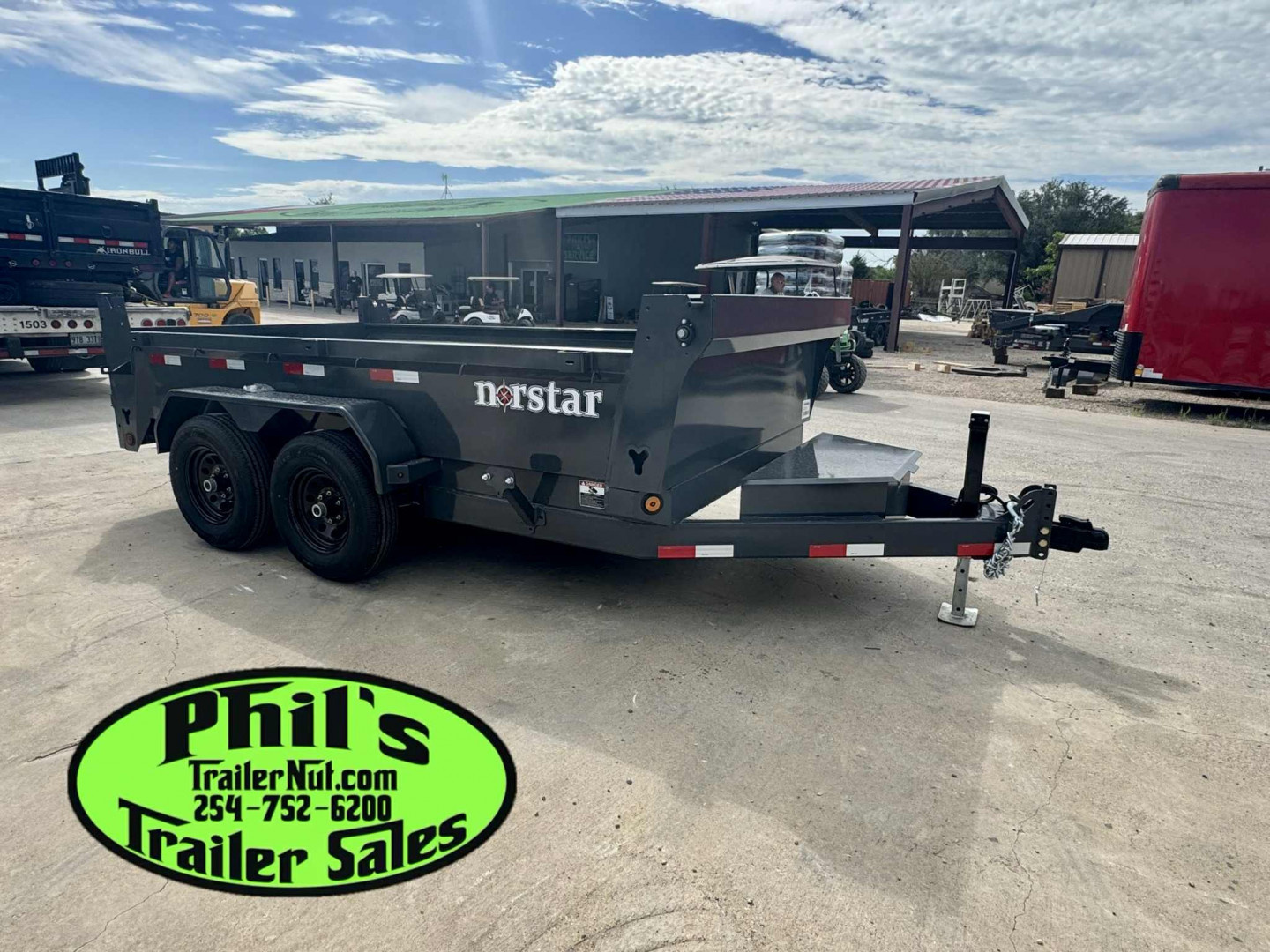 New Norstar 72X12 DUMP TRAILER SCISSOR LIFT & 5200 LB AXLES! Dump Trailer