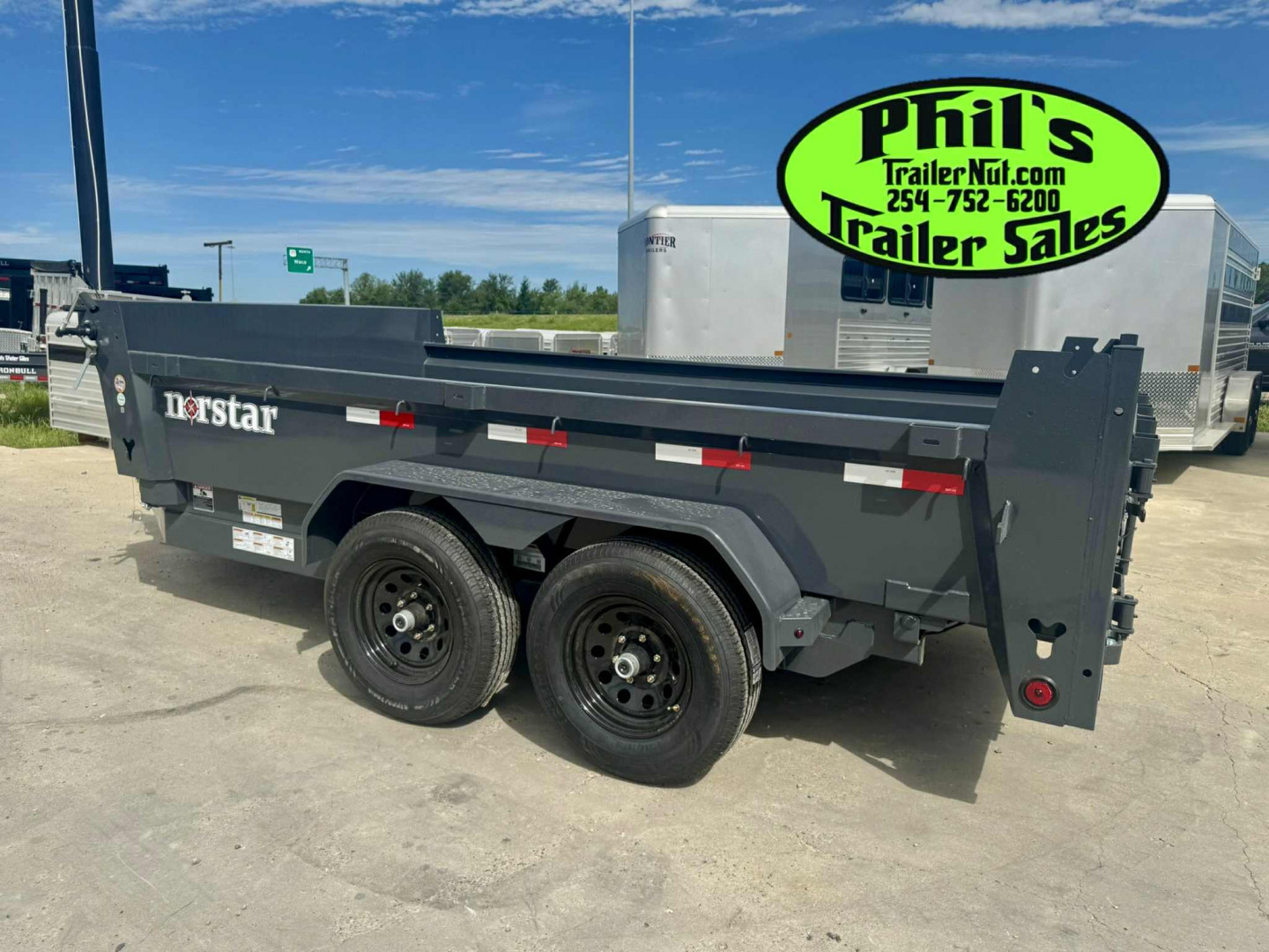 New Norstar 72X12 DUMP TRAILER SCISSOR LIFT & 5200 LB AXLES! Dump Trailer
