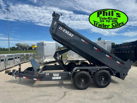 New Norstar 72X12 DUMP TRAILER SCISSOR LIFT & 5200 LB AXLES! Dump Trailer