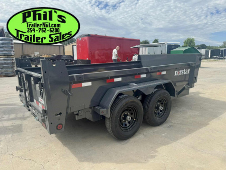New Norstar 72X12 DUMP TRAILER SCISSOR LIFT & 5200 LB AXLES! Dump Trailer