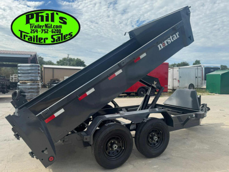 New Norstar 72X12 DUMP TRAILER SCISSOR LIFT & 5200 LB AXLES! Dump Trailer