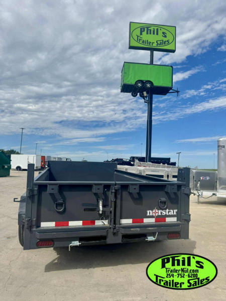 New Norstar 72X12 DUMP TRAILER SCISSOR LIFT & 5200 LB AXLES! Dump Trailer