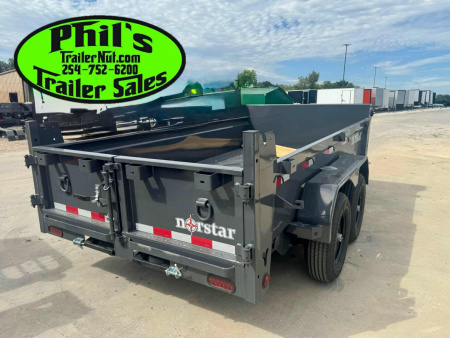 New Norstar 72X12 DUMP TRAILER SCISSOR LIFT & 5200 LB AXLES! Dump Trailer