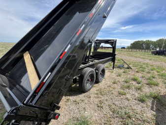 New 2026 Load Trail 96" x 16' Tandem Axle Gooseneck Deck Over Dump