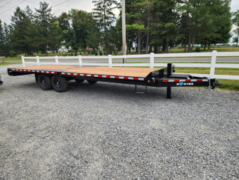 New 2026 BWISE THD15 102x24 15.4K Deckover Equipment Trailer