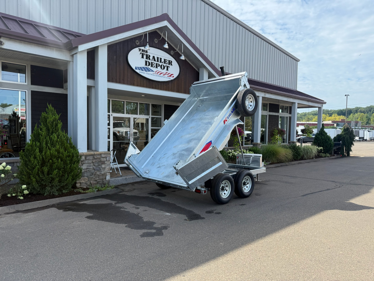 New K-Trail 6' x 10' Dump Trailer 9.8K