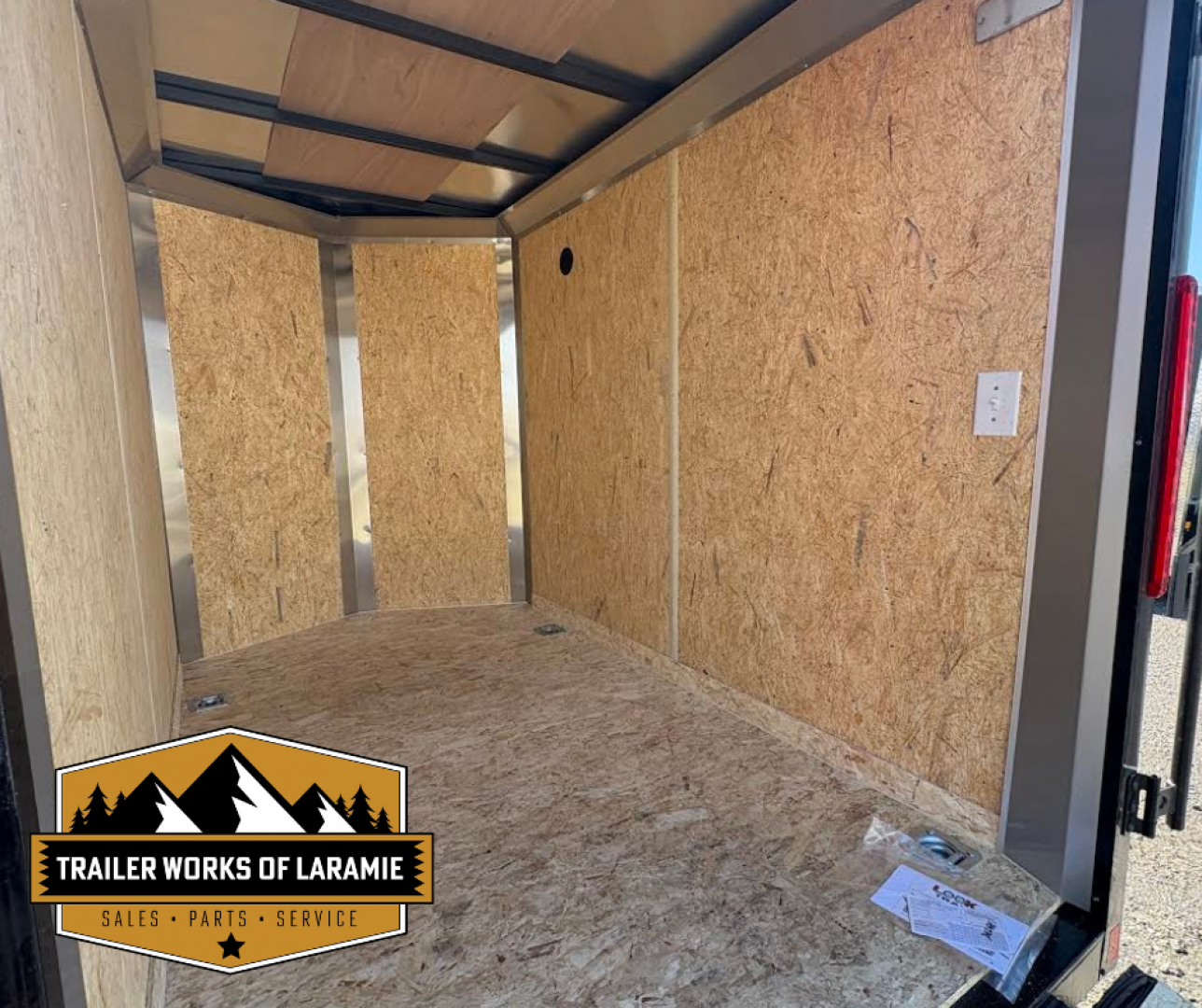 New 2026 Look Trailers Cargo / Enclosed Trailer 5x8- Charcoal W/Black Trim