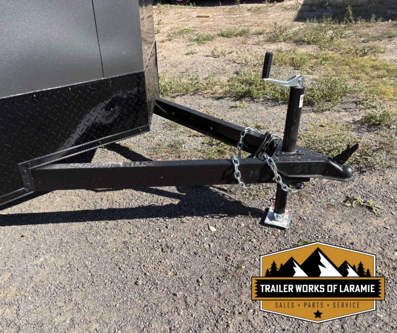 New 2026 Look Trailers Cargo / Enclosed Trailer 5x8- Charcoal W/Black Trim