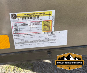 New 2026 Look Trailers Cargo / Enclosed Trailer 5x8- Charcoal W/Black Trim