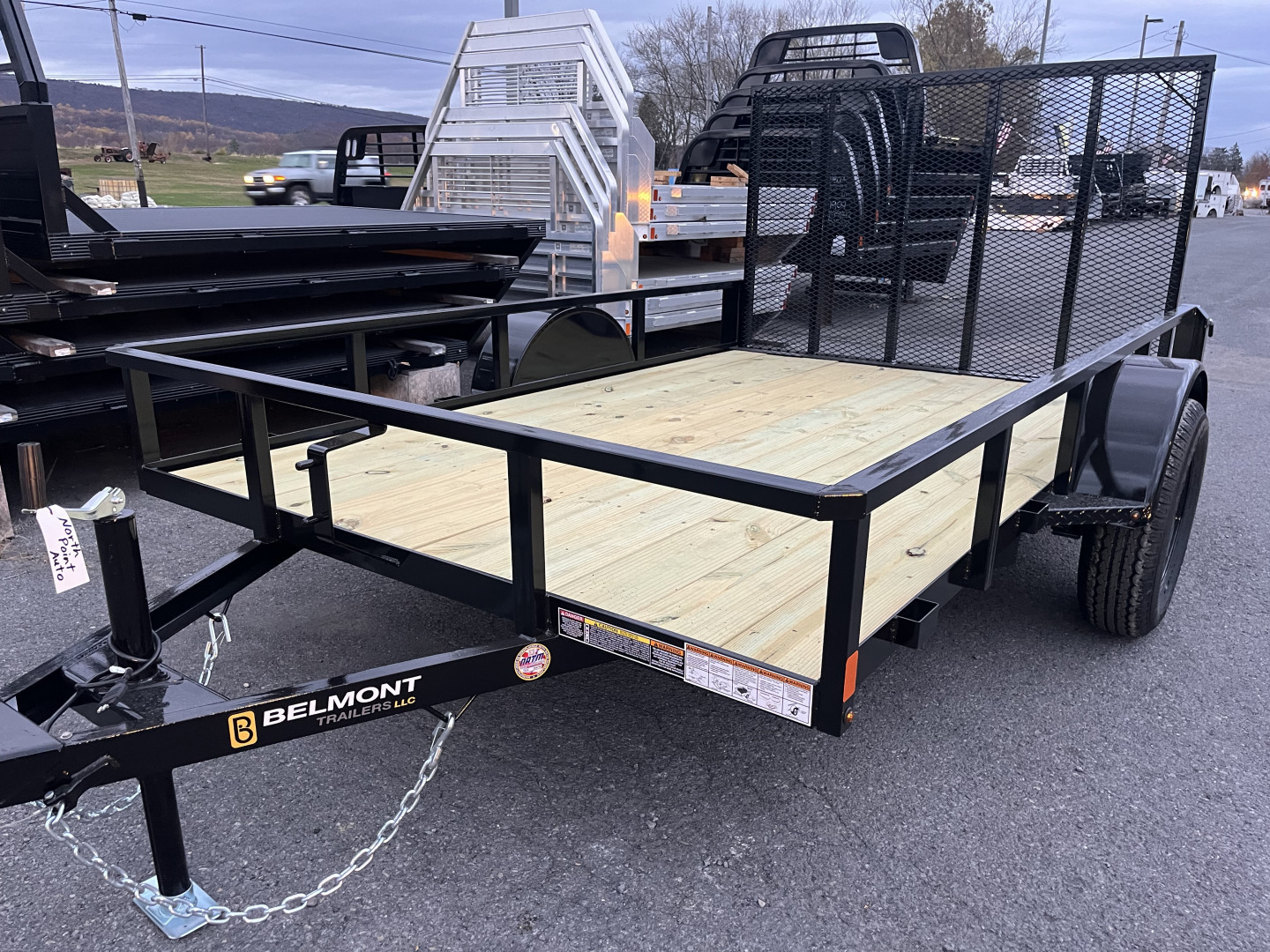 New 2025 Belmont - 6x10 Utility Trailer - BLACK