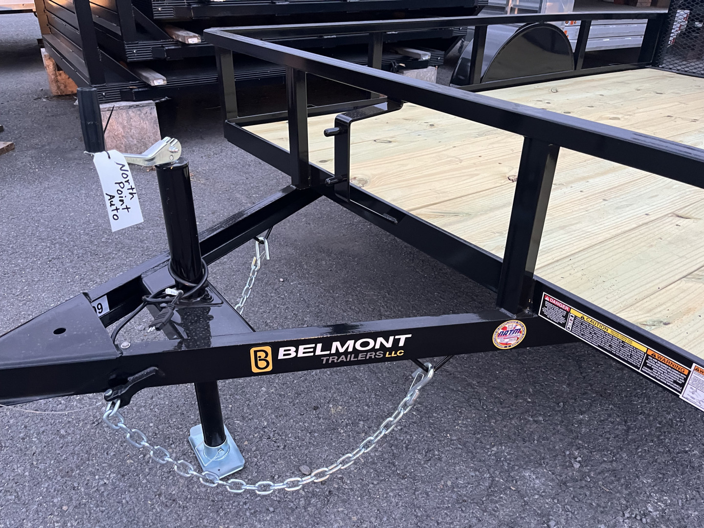 New 2025 Belmont - 6x10 Utility Trailer - BLACK